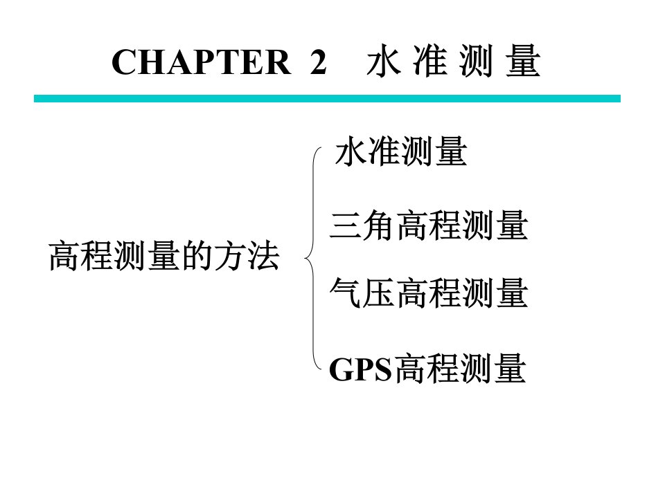 水准测量原理及方法ppt课件