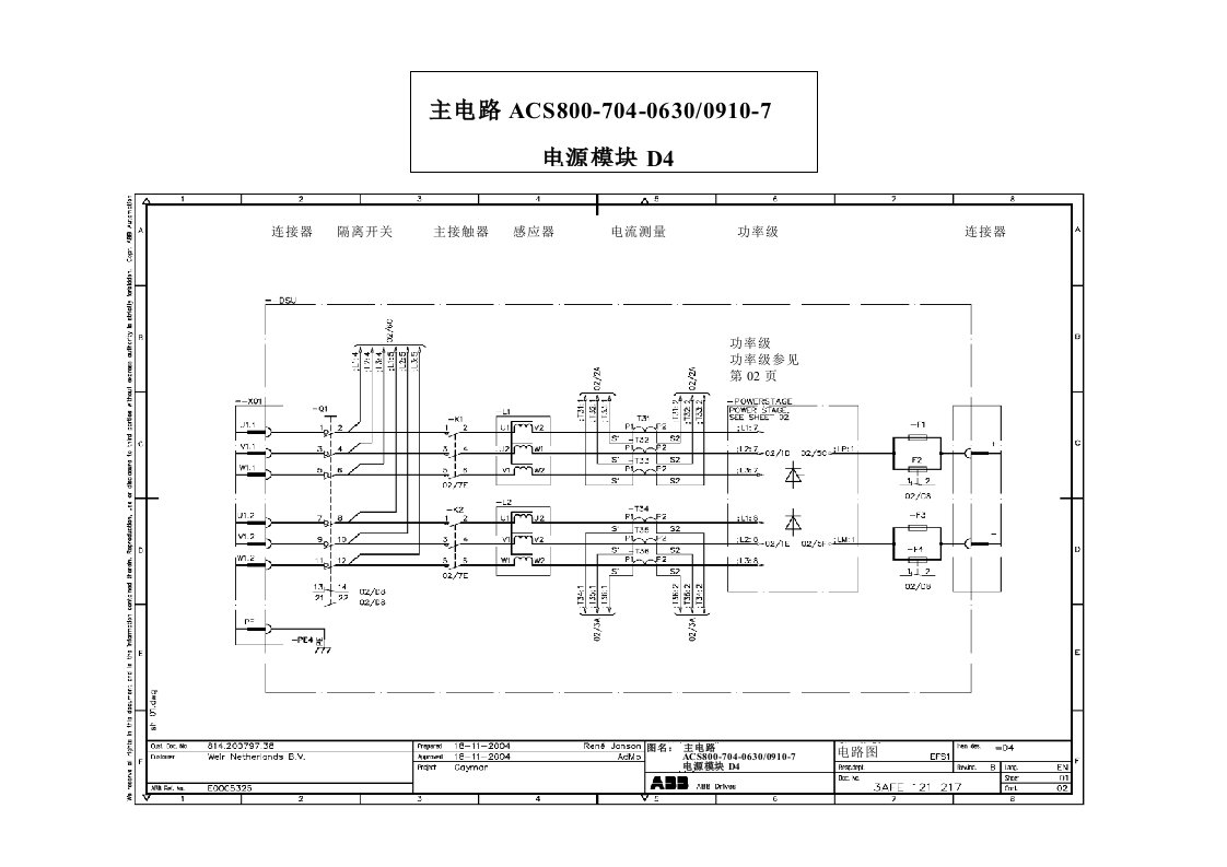 ABB变频器原理图(内部资料)