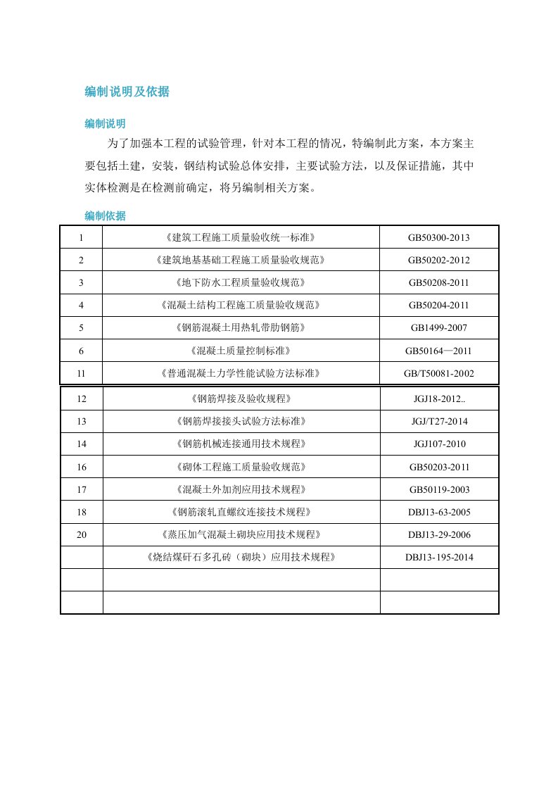 检验批划分施工方案