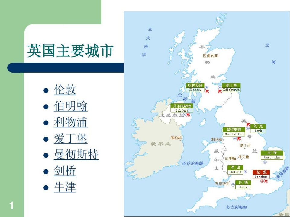 英国主要城市介绍PPT精选文档