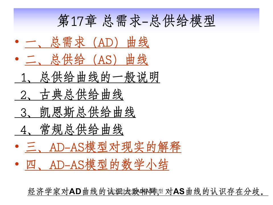 宏观经济学ADAS模型课件