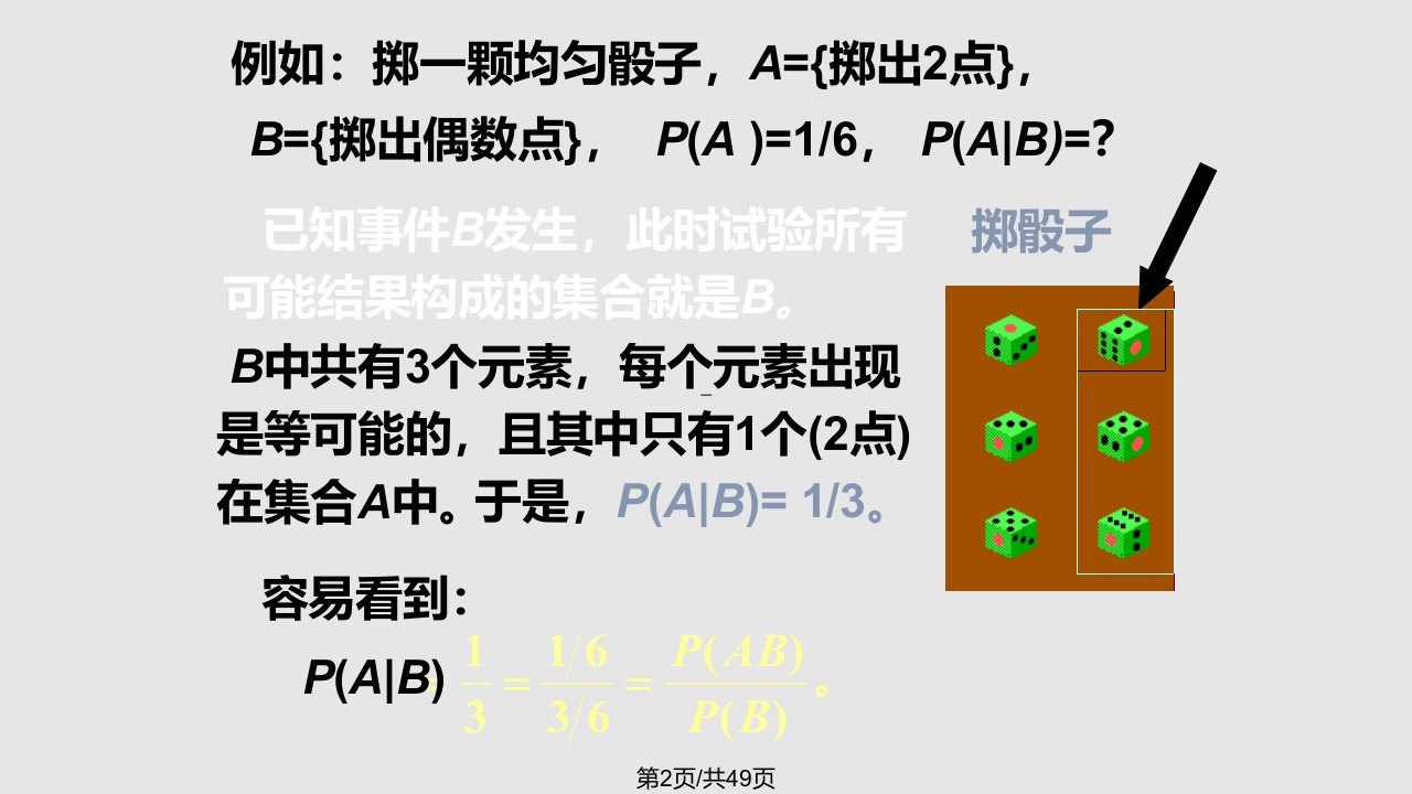 条件概率全概公式贝叶斯公式