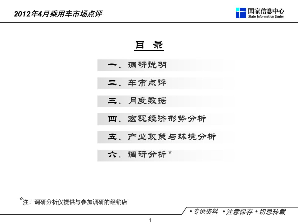 XXXX年04月乘用车市场点评完全版