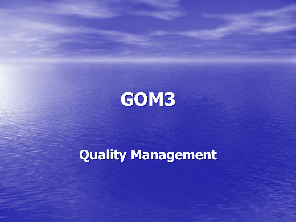 newgom3-qualitymanagement