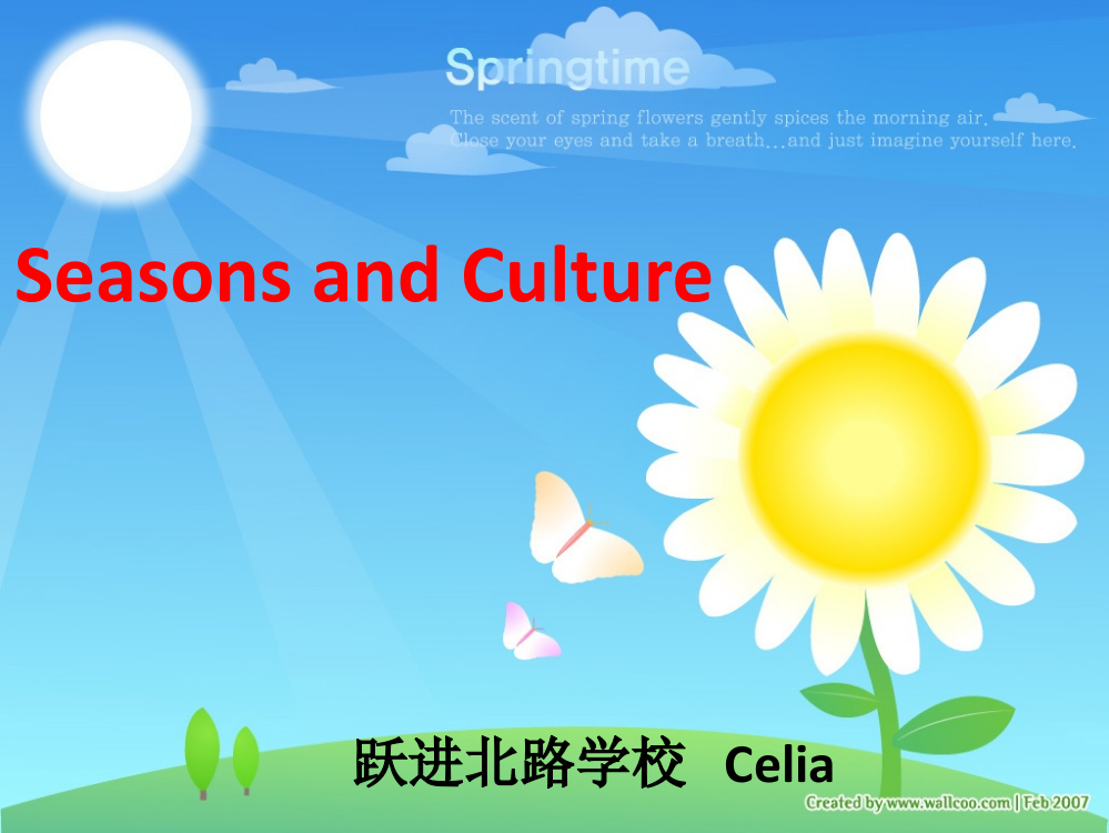 五年级下lesson6SeasonsandCulture