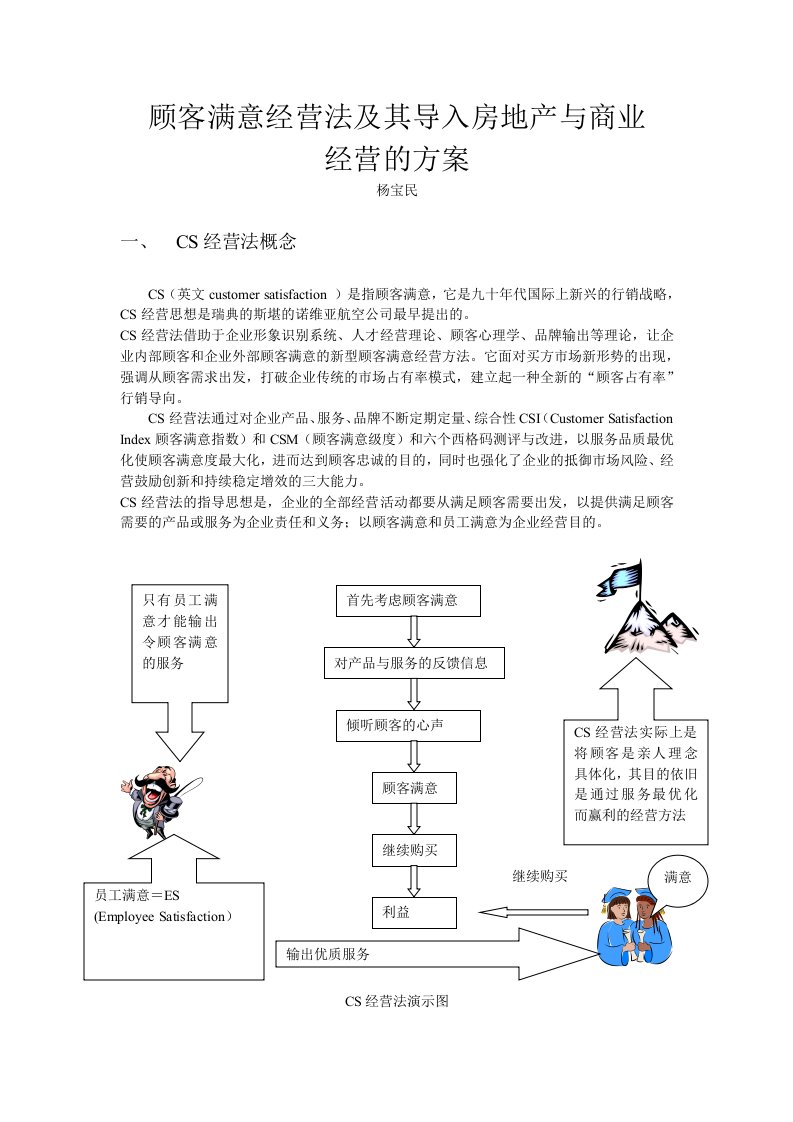 客户满意经营法及其导入房地产与商业经营的方案