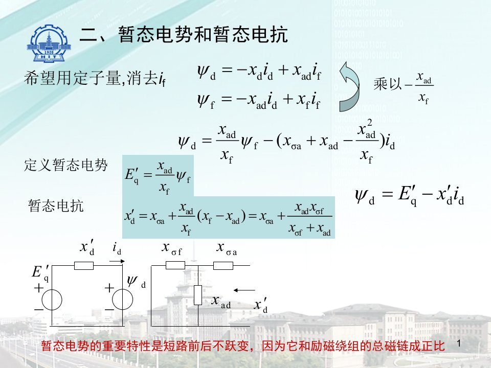 第005章五章电力系统三相短路的暂态过程三