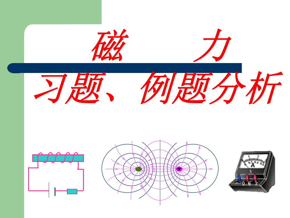 华南师范大学电磁学习题课-磁力