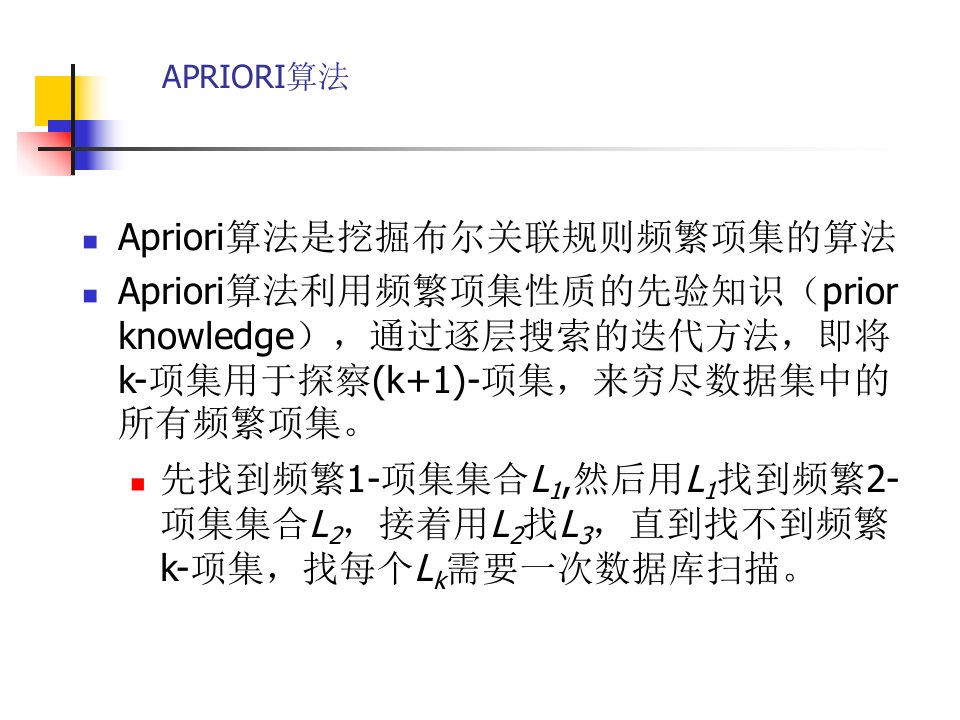 大数据经典关联分析算法Apriori讲解