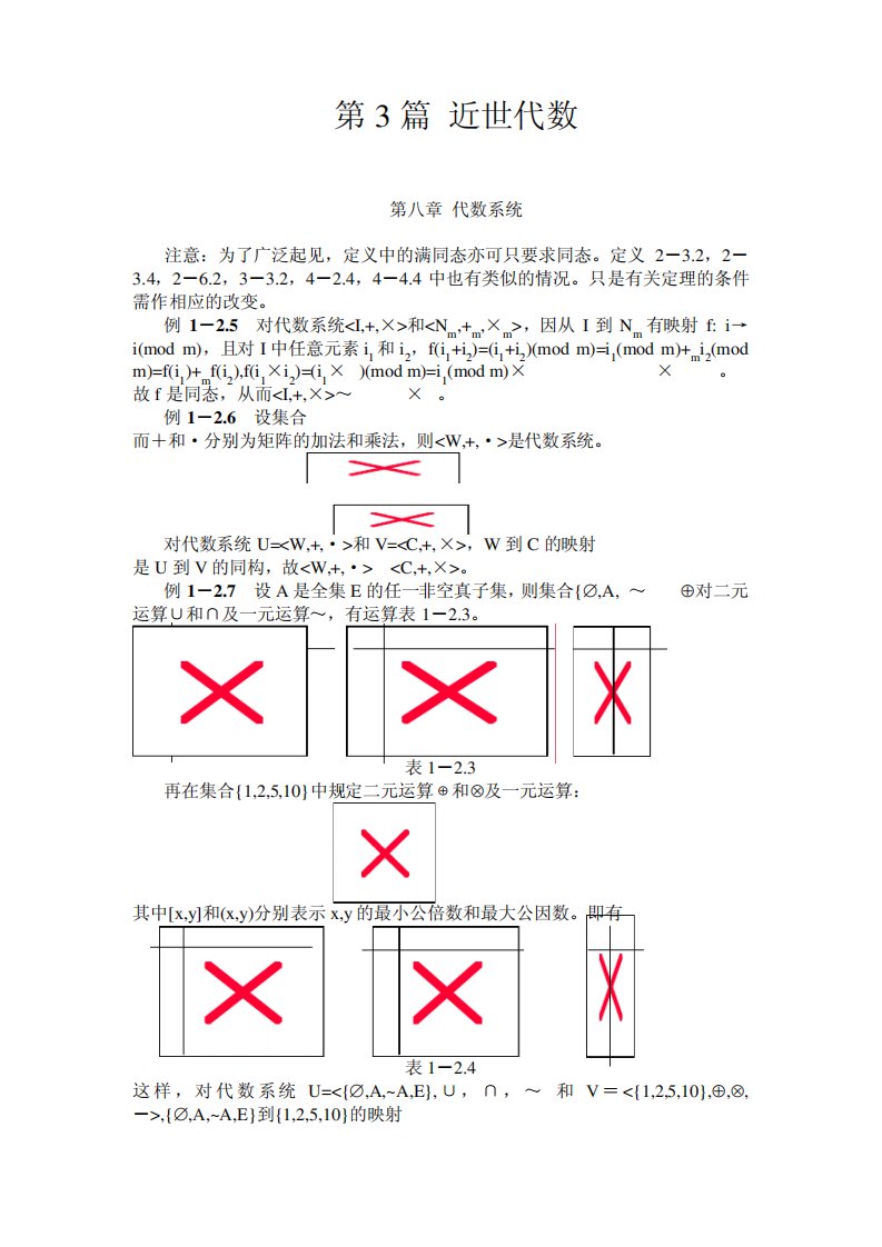 近世代数