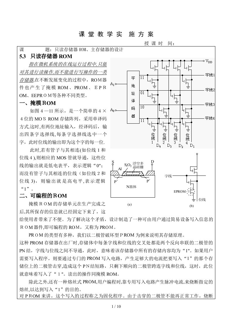 ROM存储器内涵EPROM2716存储器的介绍(1)