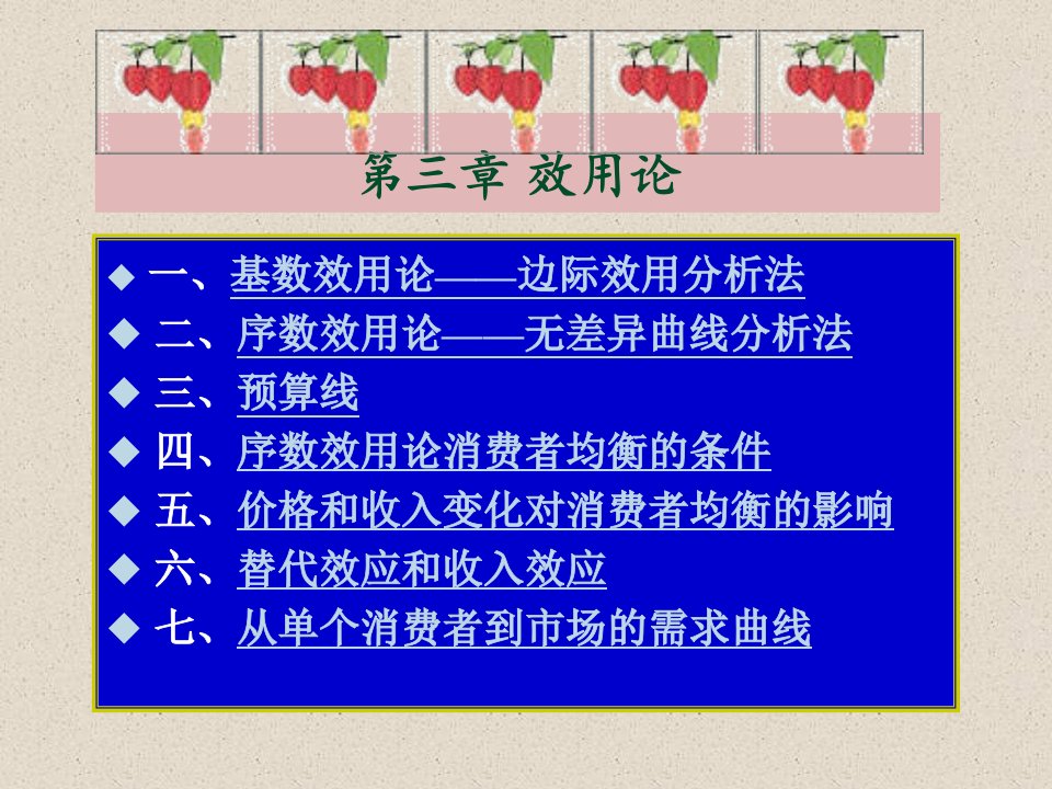 3-消费者行为理论