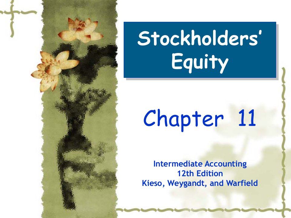 所有者权益ch11Stockholders_39;Equity