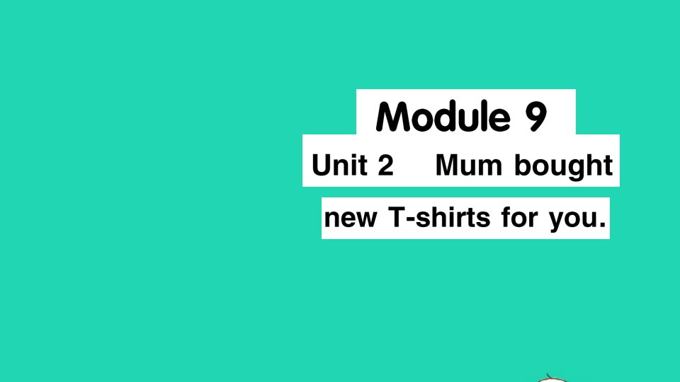 五年级英语下册Module9Unit2MumboughtnewT_shirtsforyou作业课件外研版三起