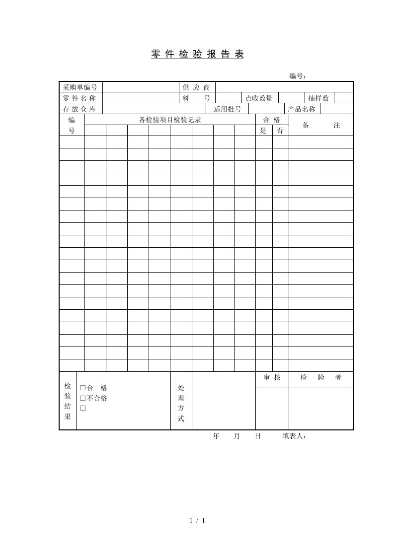 供应商质量统计表37