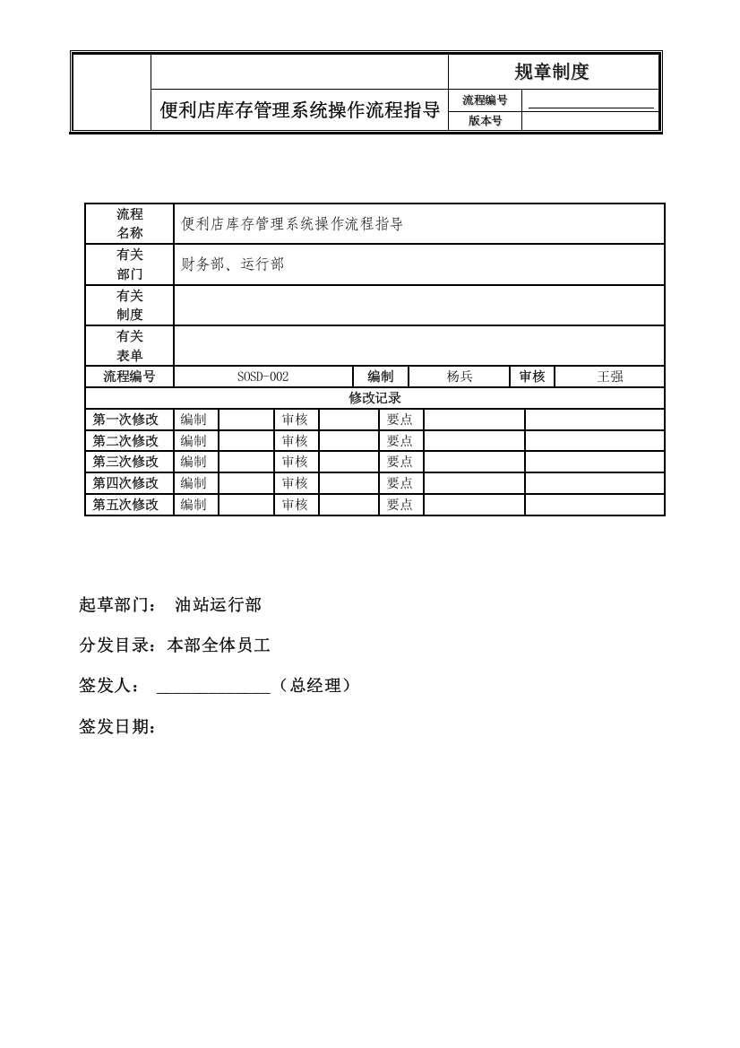 加油站便利店商品库存管理系统操作流程