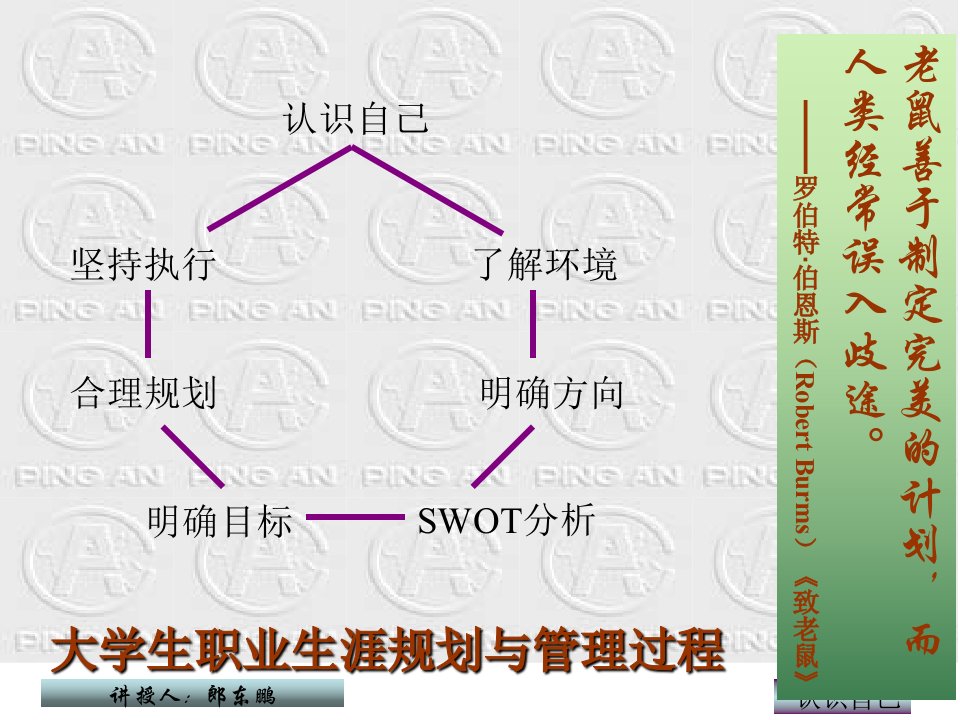 师范生职业生涯规划过程与管理