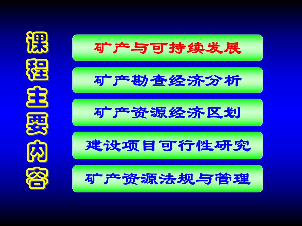 矿产资源经济与管理吉林大学叶松青