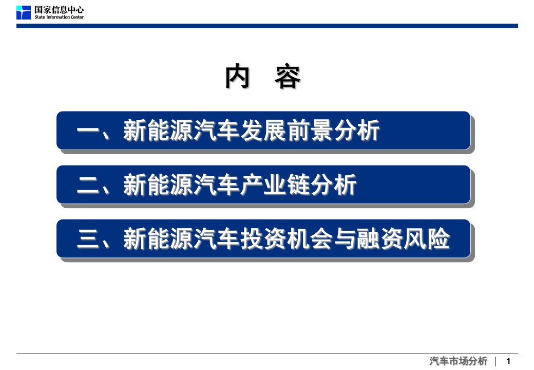 中国新能源汽车发展与产业链分析报告