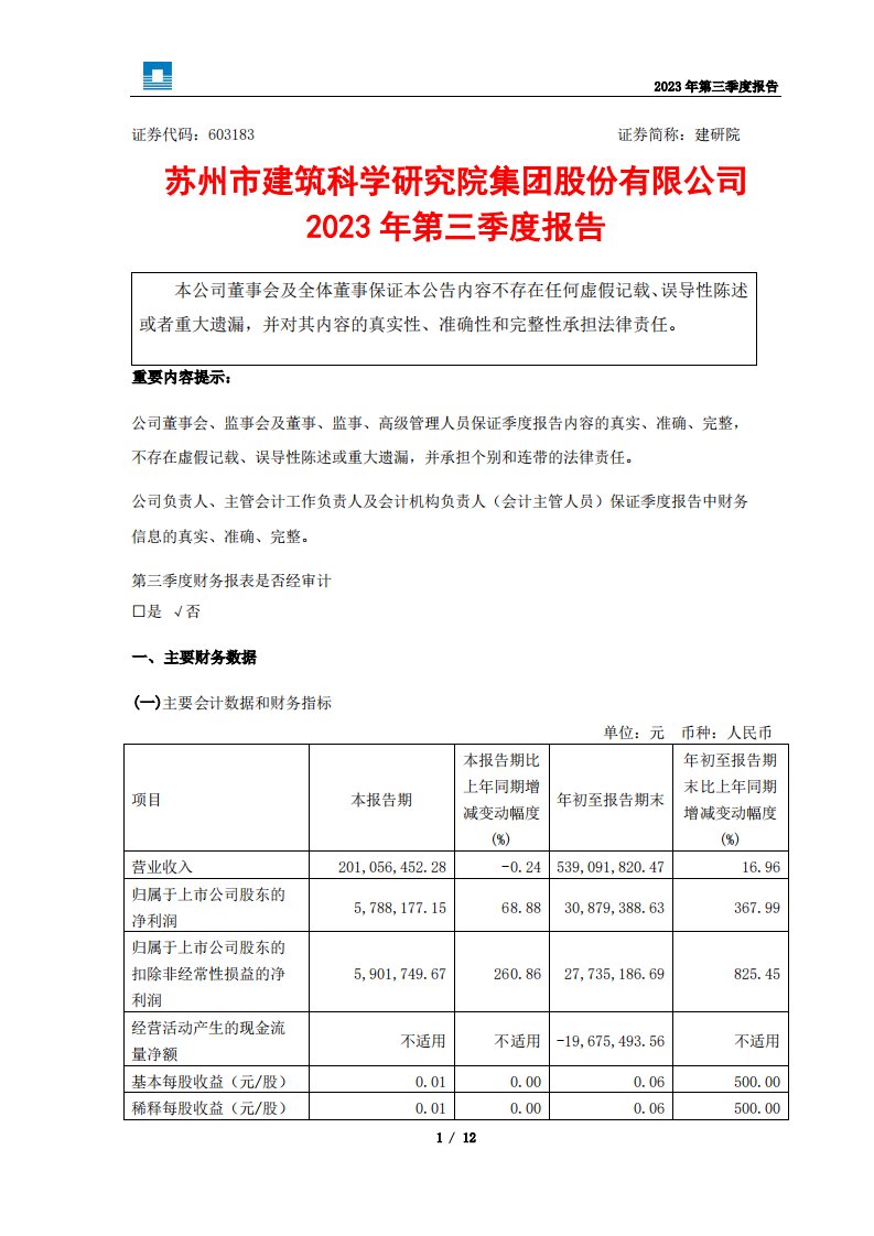 上交所-2023年第三季度报告-20231027