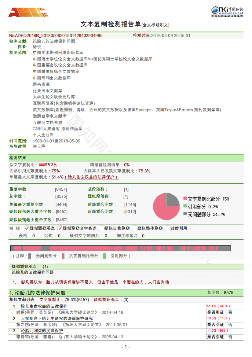 论胎儿的法律保护问题（全文标明引文）