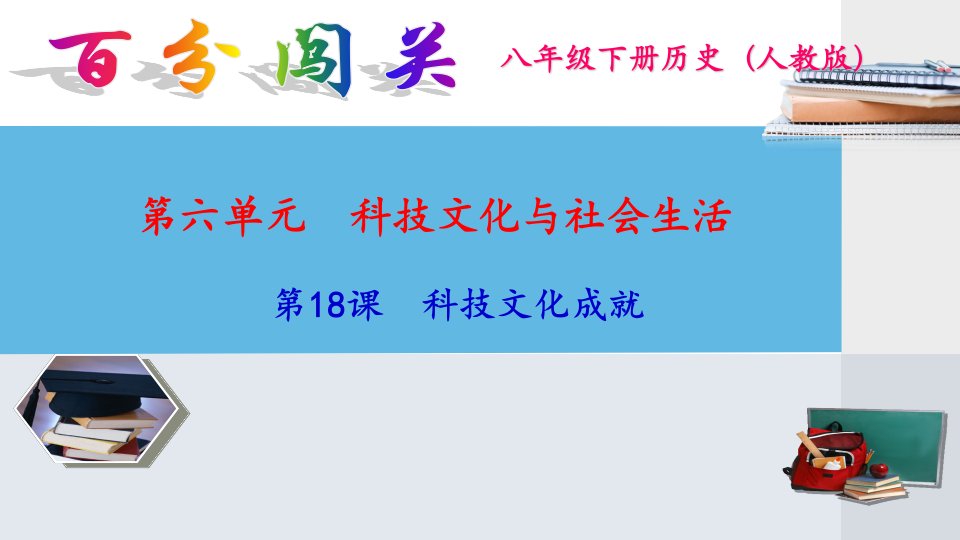 学年八年级人教版历史下册课件：第18课　科技文化成就共25张