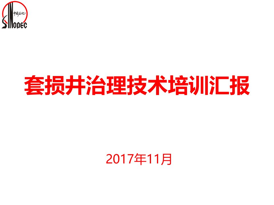 公司治理-套损井治理技术培训汇报38页