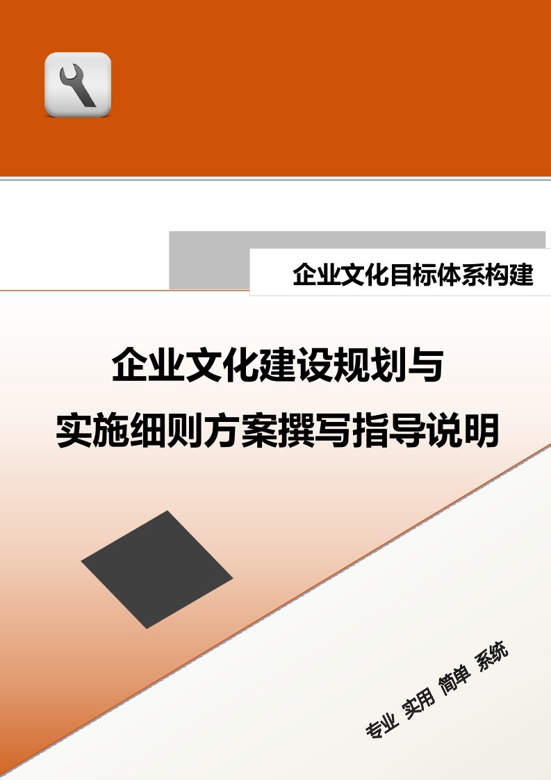 精品文档-01目标体系构建企业文化建设规划与实施细则方案撰写指导说明