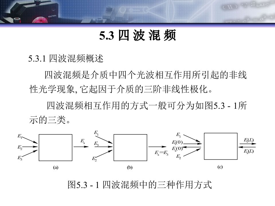 非线性光学四波混频