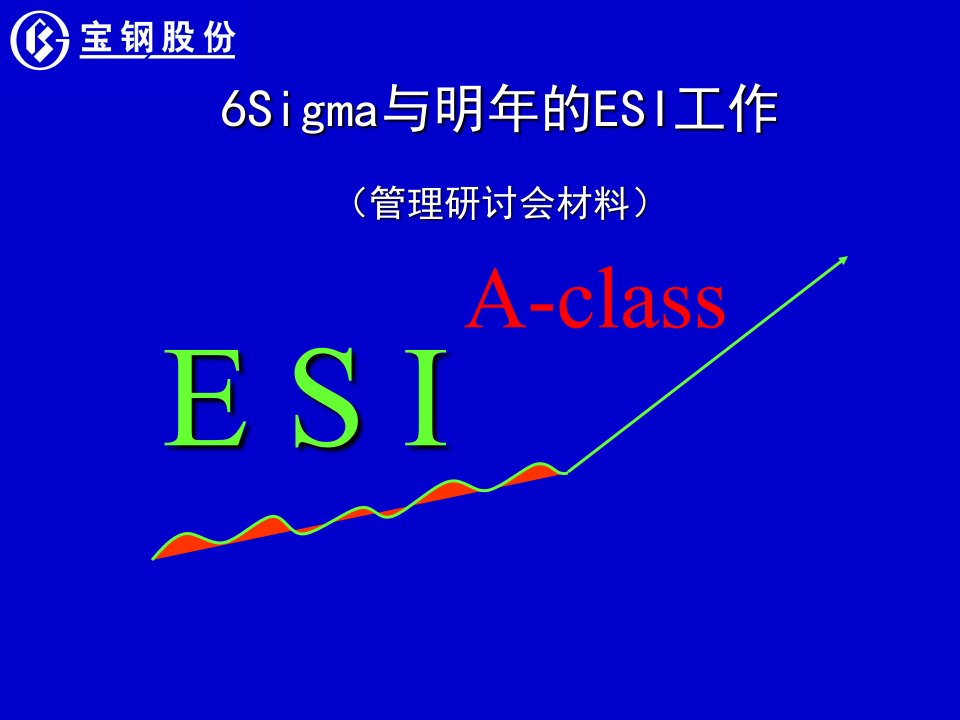 宝钢股份《6Sigma与明年的ESI工作》(ppt38)-现场管理