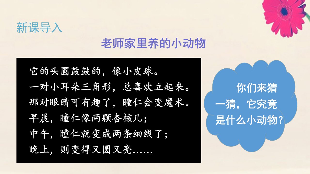 二年级语文上册第一单元口语交际有趣的动物教学课件新人教版