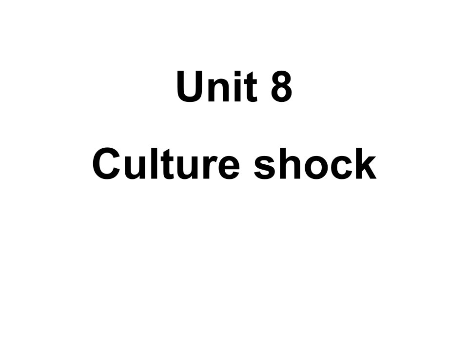 英语Culture