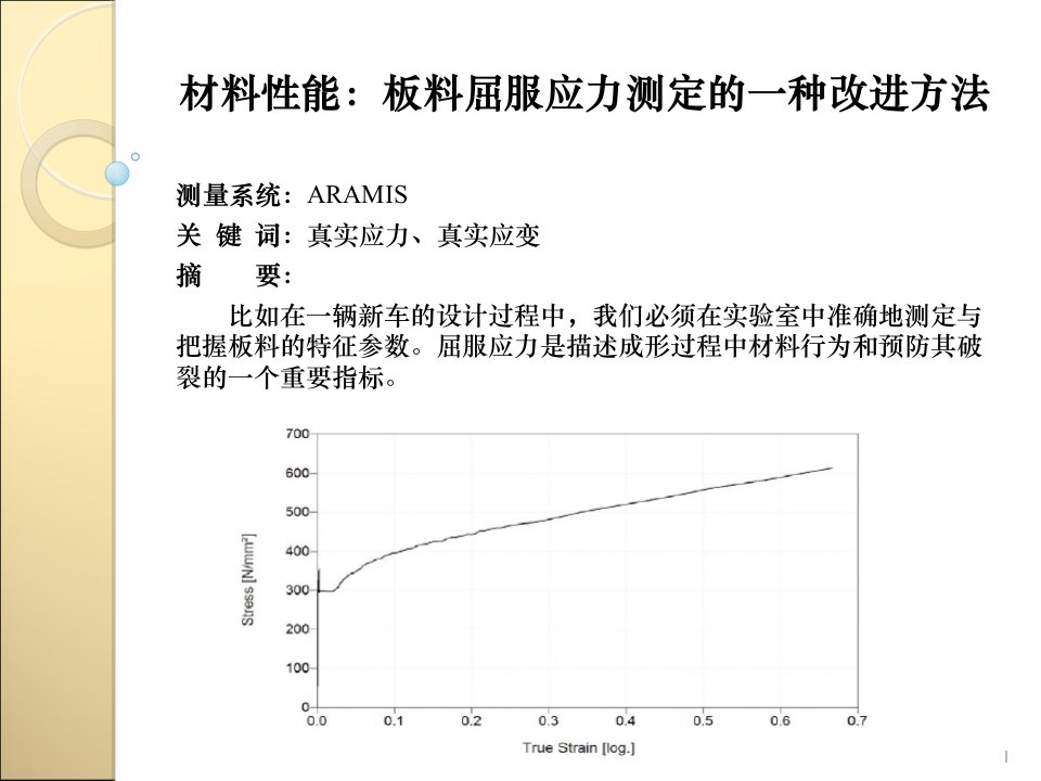 材料性能板料屈服应力测定的一种改进方法胡耀阳