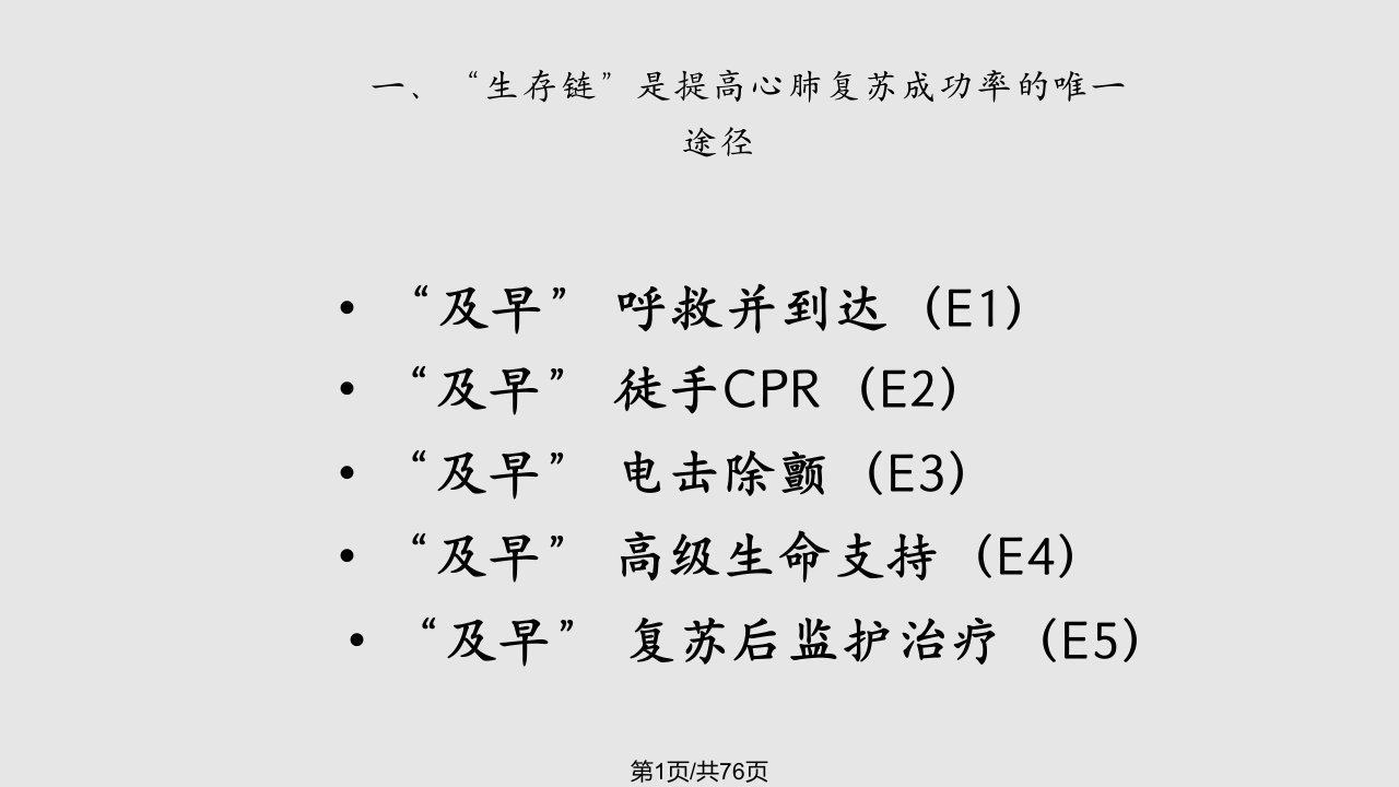 讲课双人法心肺复苏的标准操作程序指南PPT课件