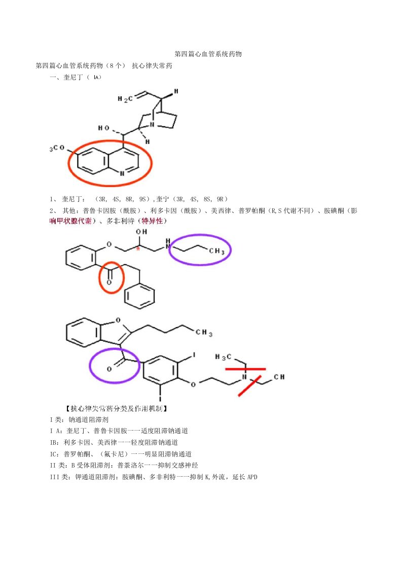 执业药师考试讲义-《药物化学》4