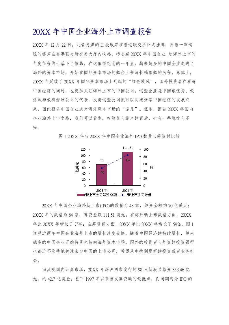 企业上市-新华信海外上市报告