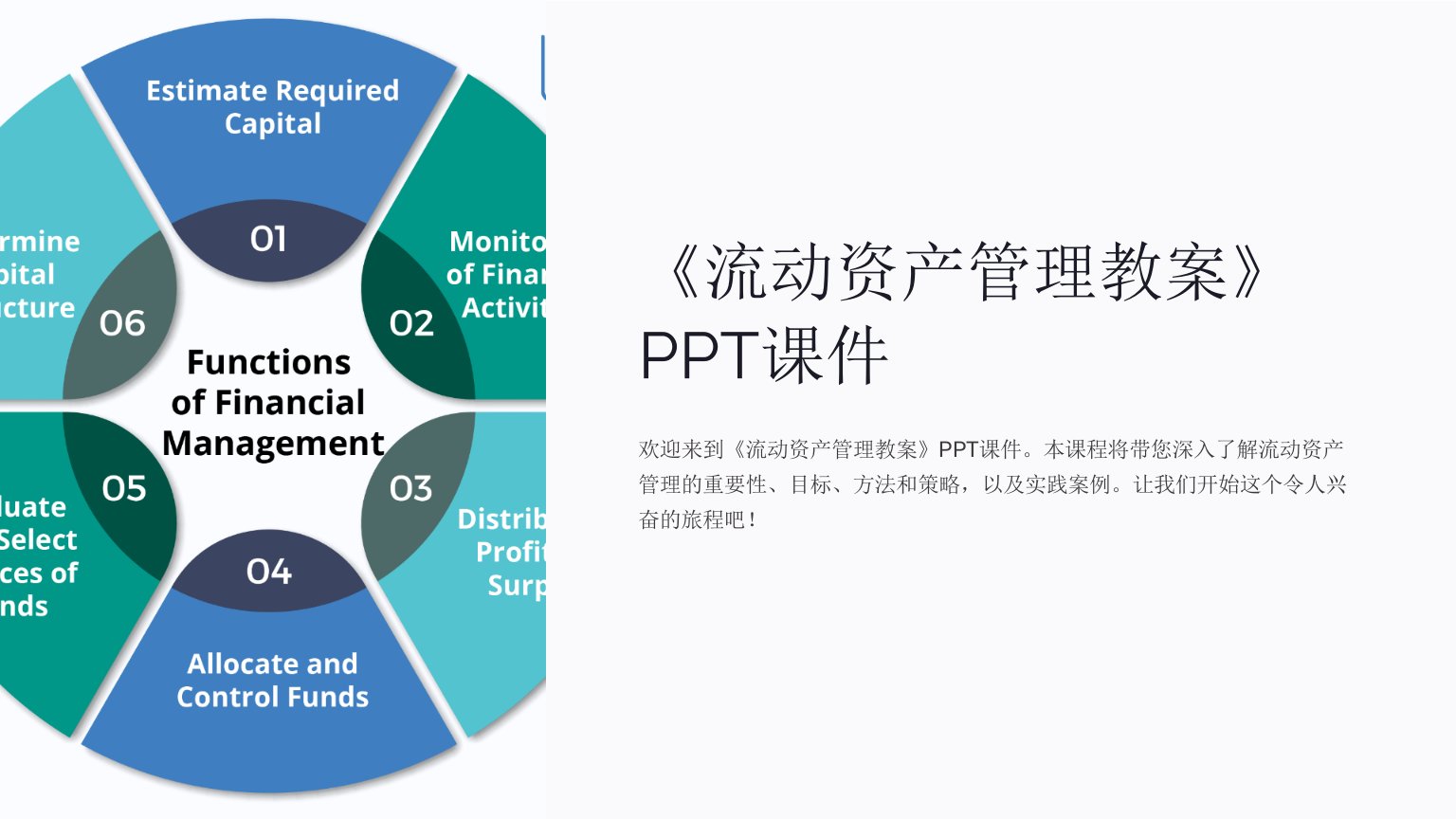 《流动资产管理教案》课件