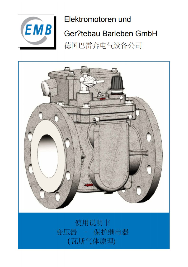 EMB瓦斯继电器使用说明书-12页