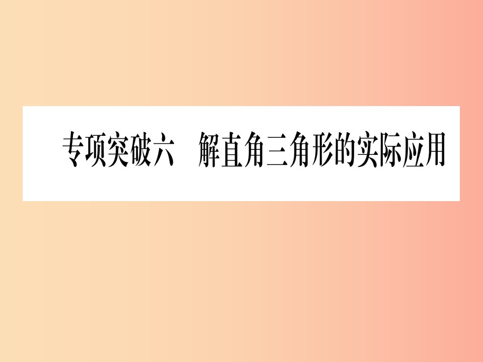 2019年中考数学精选准点备考复习