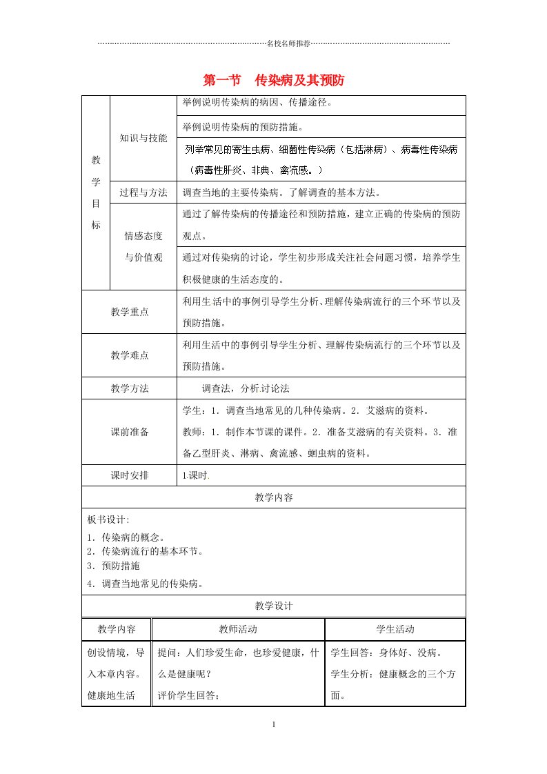 福建省厦门市集美区灌口中学初中八年级生物下册