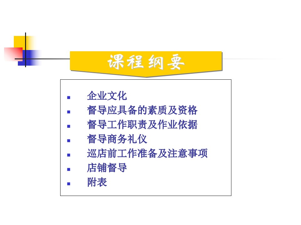 莱克斯顿终端督导标准