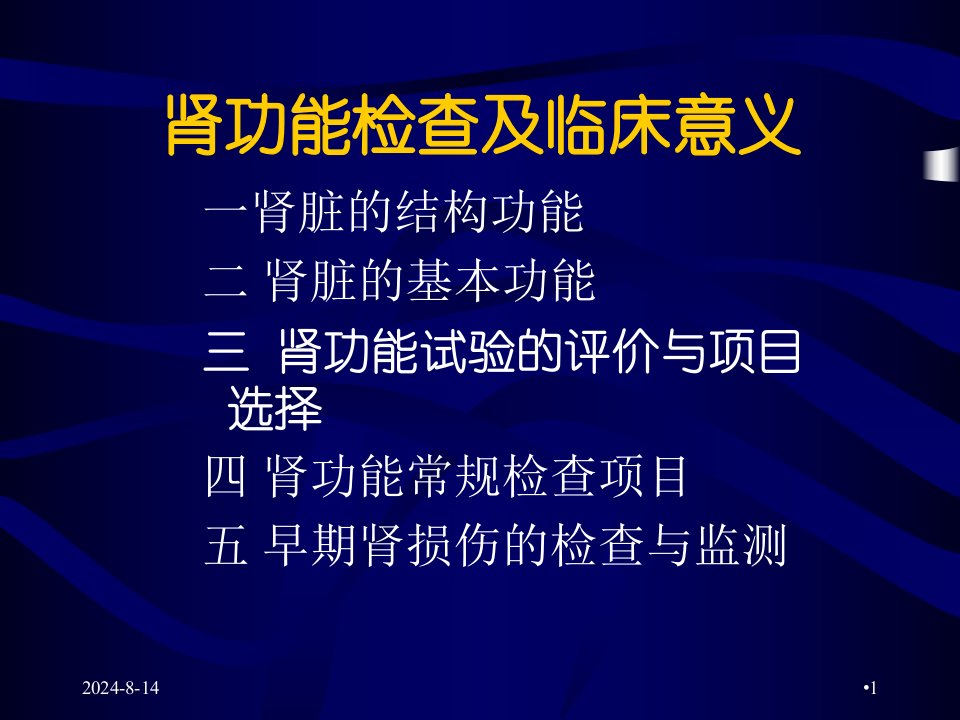 肾功能检查ppt参考课件