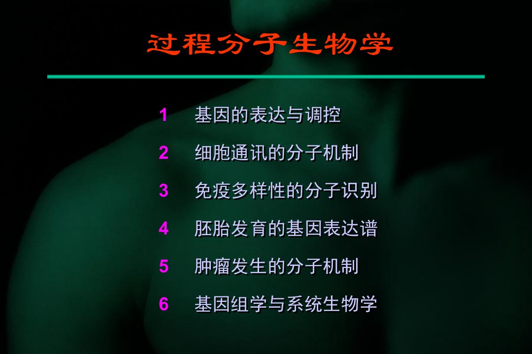 过程分子生物学4