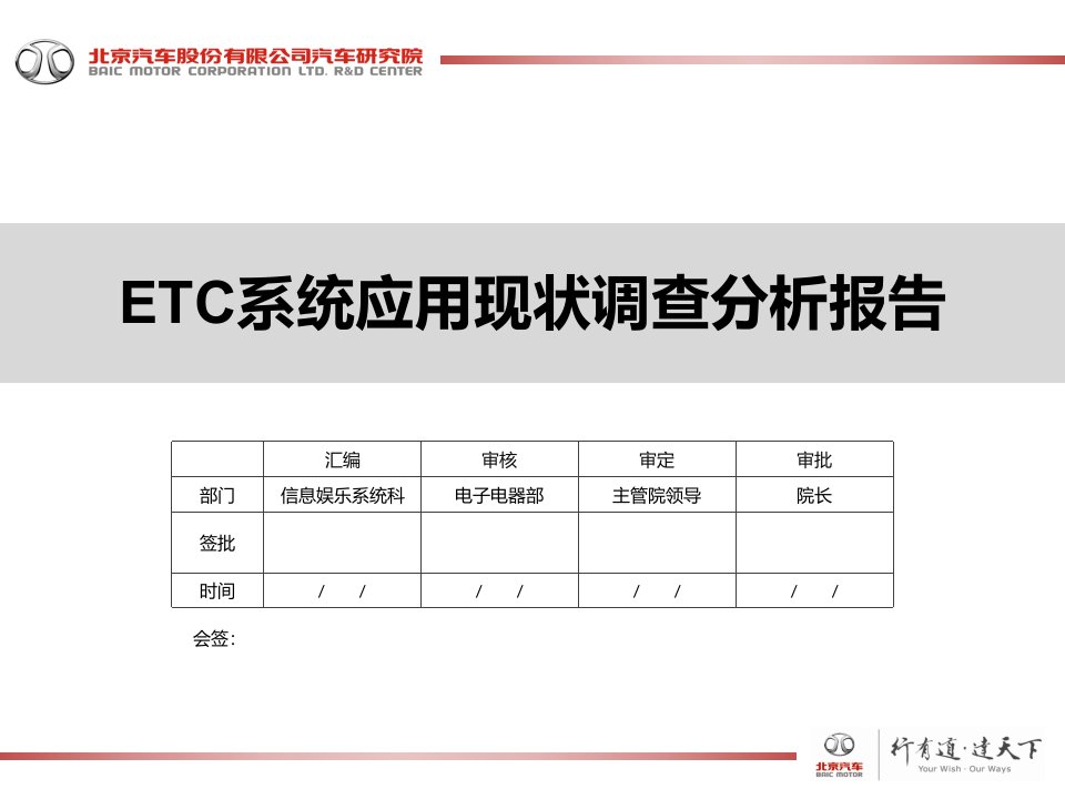 ETC系统应用现状调查报告-