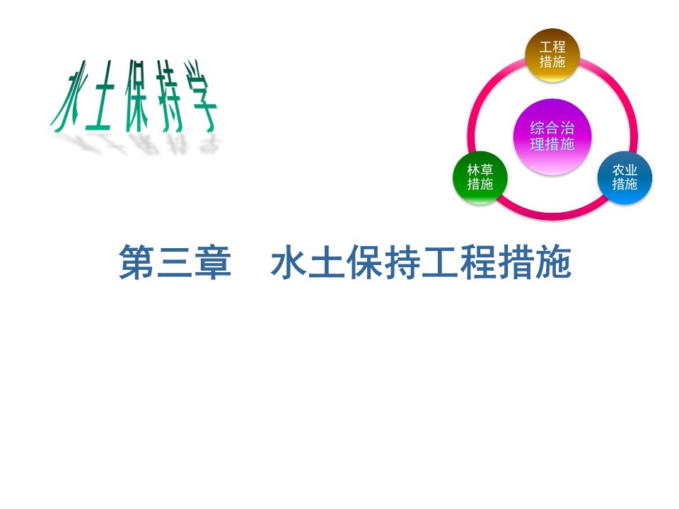 建筑工程管理-第三章水土保持工程措施2