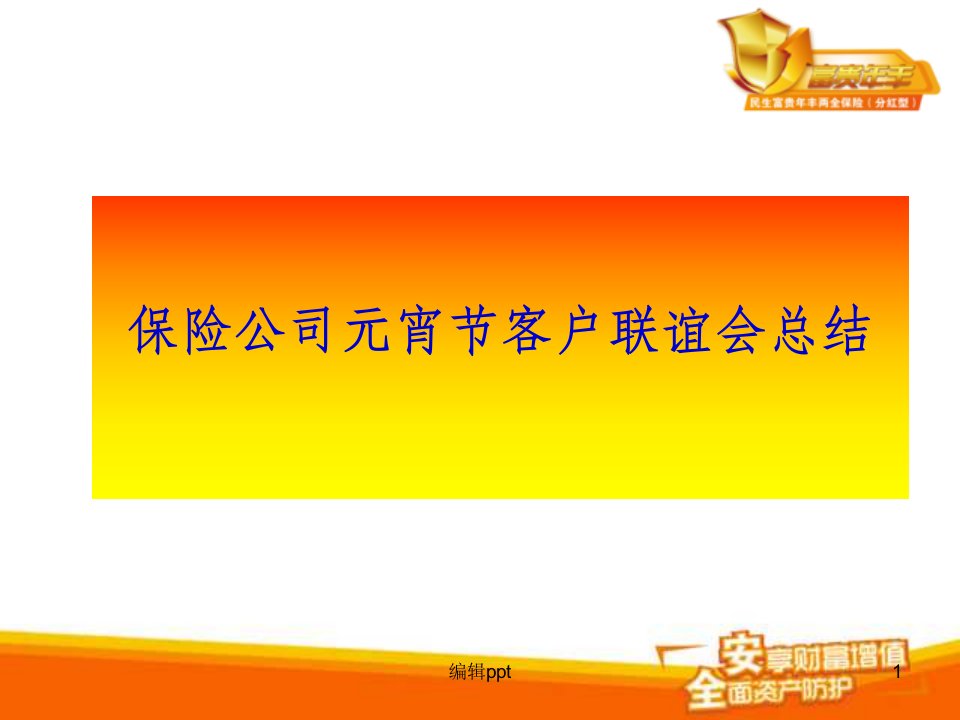 【保险公司】元宵节客户联谊会总结报告