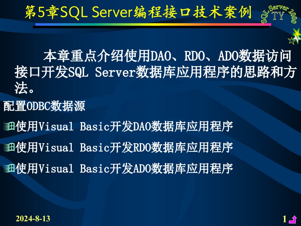 第5章SQLServer编程接口技术案例