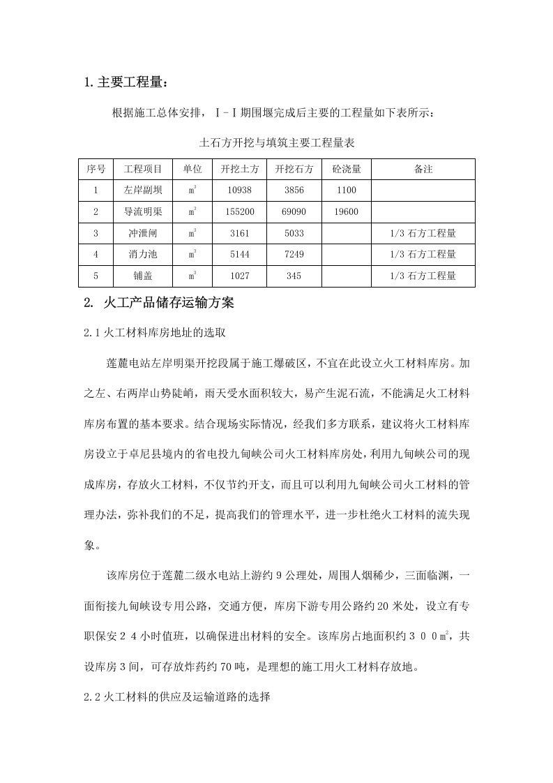 石方爆破施工方案(全面)