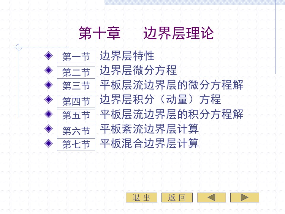 流体力学边界层理论