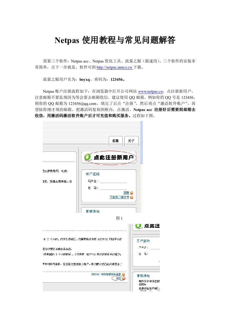 Netpas使用教程与常见问题解答